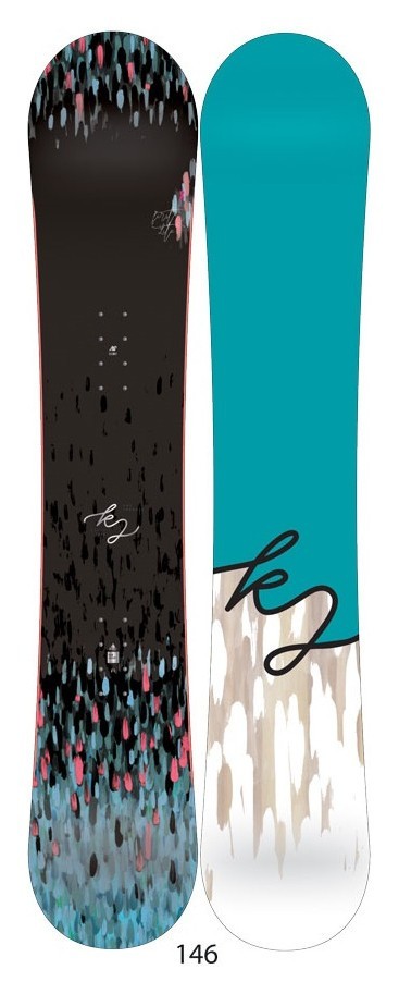 Сноуборд K2 FIRST LITE 146 Black/blue/multicolor (11A0025), укр, укр