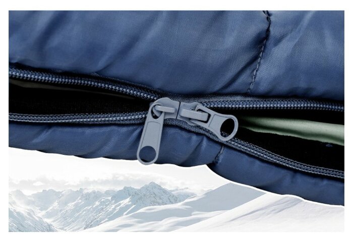 Спальник с капюшоном Naturehike MJ300 CNK2300SD014, темно-голубой