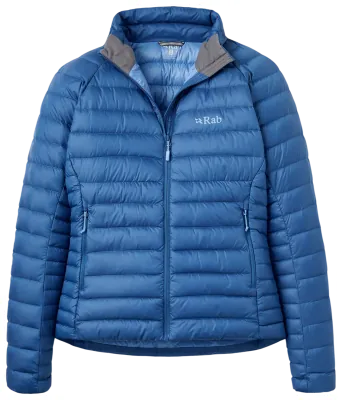Легкий женский пуховик Rab Microlight Jacket Wmns, Dark Bluebird, 10