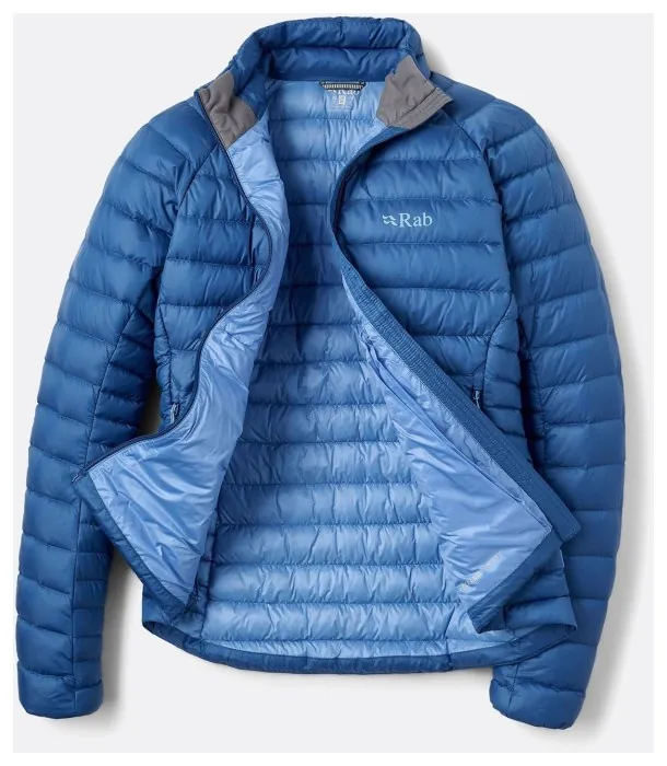 Легкий женский пуховик Rab Microlight Jacket Wmns, Dark Bluebird, 10
