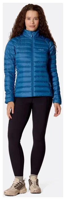 Легкий женский пуховик Rab Microlight Jacket Wmns, Dark Bluebird, 10