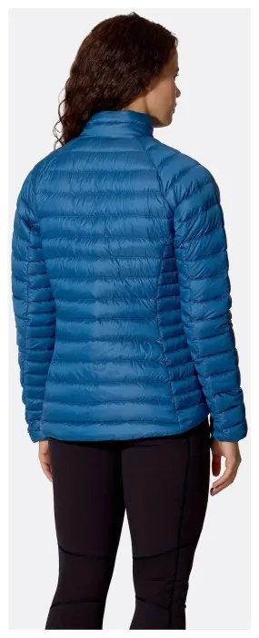 Легкий женский пуховик Rab Microlight Jacket Wmns, Dark Bluebird, 10