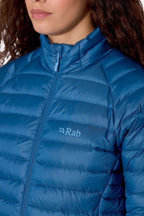 Легкий женский пуховик Rab Microlight Jacket Wmns, Dark Bluebird, 10