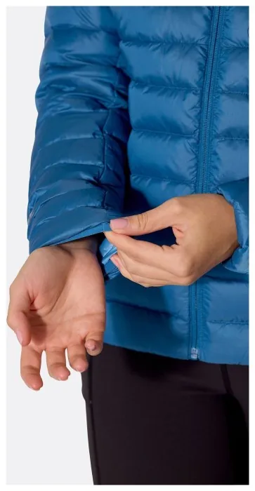 Легкий женский пуховик Rab Microlight Jacket Wmns, Dark Bluebird, 10