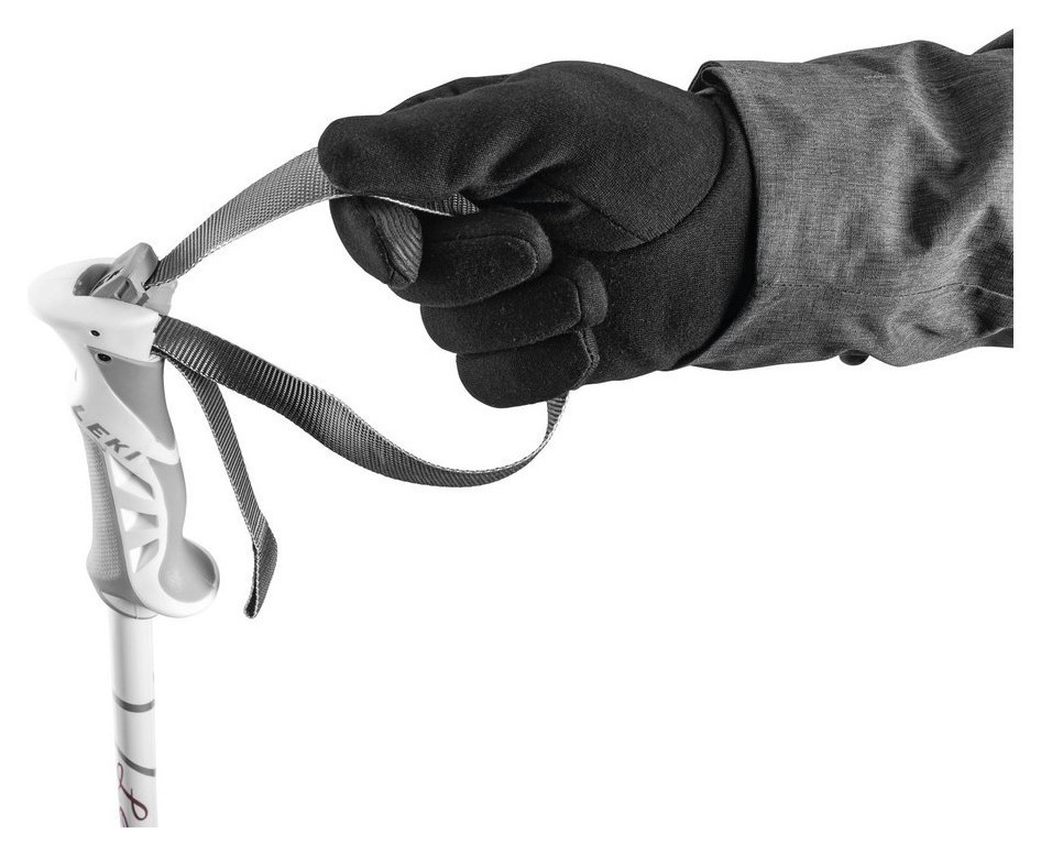 Палки для горных лыж Leki BLISS W 110см Gunmetal/white/black (64946501-WRH)