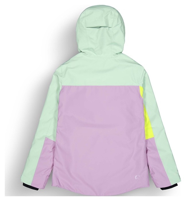 Picture Organic куртка лижна Seen W 2025 silt green-acid lime-orchid L, укр, укр