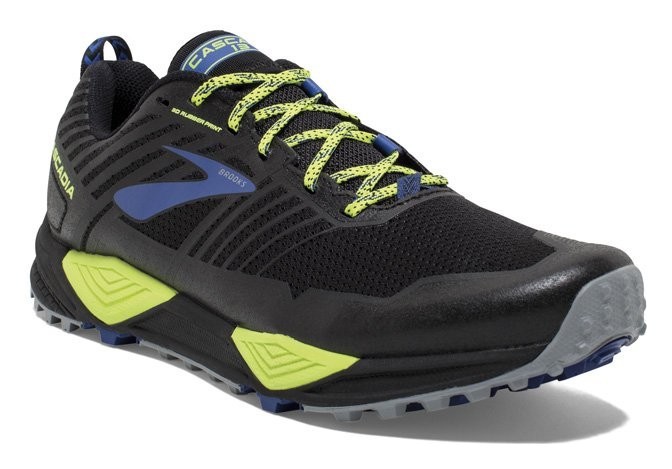 Кросівки чоловічі Brooks CASCADIA 13 M 43 (9.5US) Black/nightlife/blue (1102851D004), укр, укр