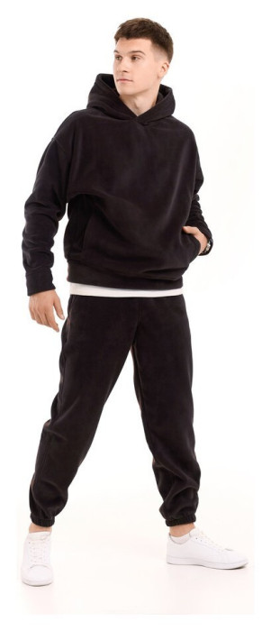 Флисовый мужской зимний костюм Pobedov Mariot. Шоколадный мужской флисовый костюм