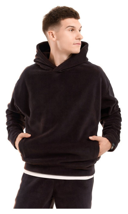 Флисовый мужской зимний костюм Pobedov Mariot. Шоколадный мужской флисовый костюм