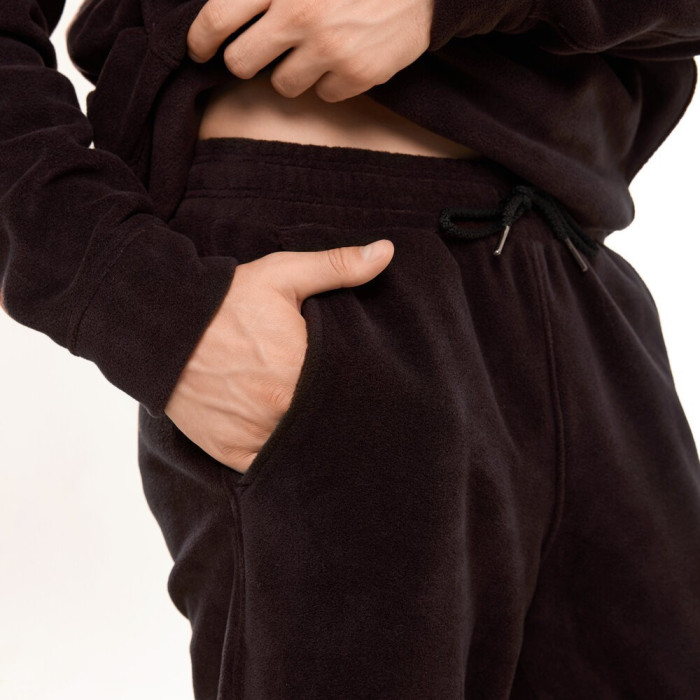 Флисовый мужской зимний костюм Pobedov Mariot. Шоколадный мужской флисовый костюм