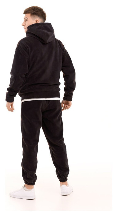 Флисовый мужской зимний костюм Pobedov Mariot. Шоколадный мужской флисовый костюм