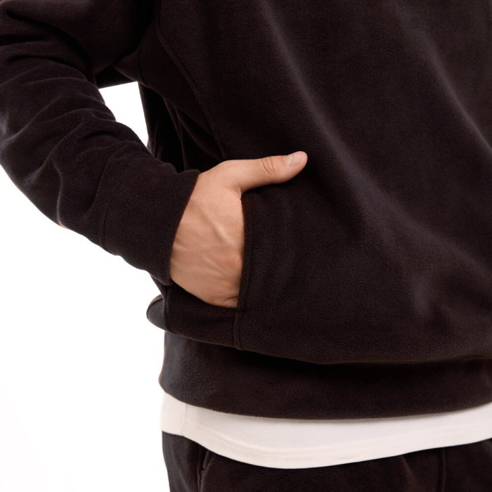 Флисовый мужской зимний костюм Pobedov Mariot. Шоколадный мужской флисовый костюм