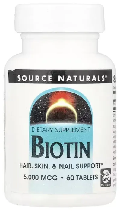 Biotin 5000mcg - 60 tabs