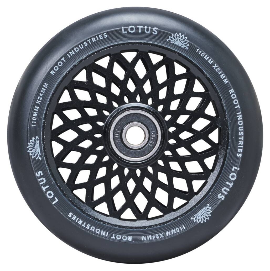Колеса для трюкового самокату Root Lotus Pro 110mm (пара) - Black/Black