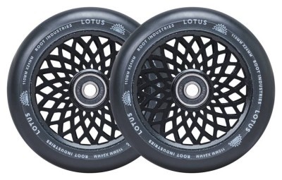 Колеса для трюкового самоката Root Lotus Pro 110mm (пара) - Black/Black