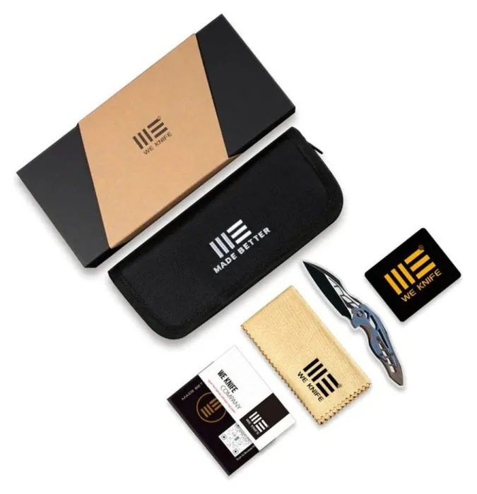 Нож складной туристический WE Knife Ignio Mystery Box, (8.4 см) CPM 20CV/титан 6AL4V бронзовый