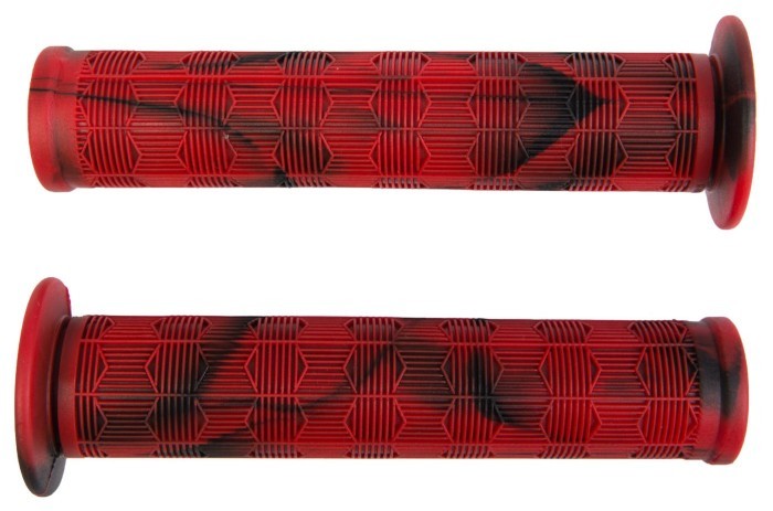 Грипсы 138мм Резина BEcool BC-GR6407 красный с черным AM (брендированная упаковка)