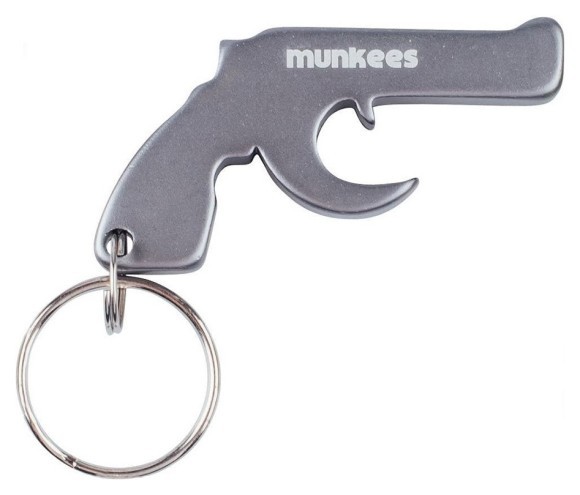 Munkees 3470 брелок-открывашка Gun grey, укр