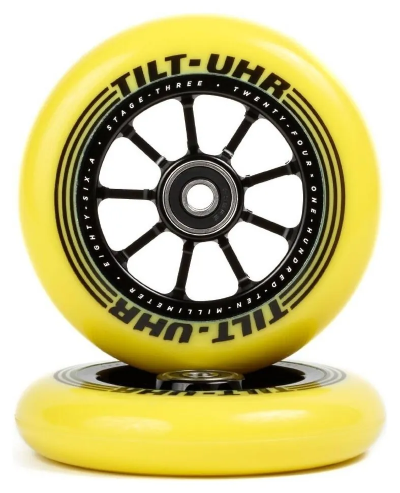 Колеса для трюкового самокату Tilt (UHR Pro 110mm(пара) - Yellow)