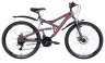 Велосипед 26" Discovery CANYON AM2 DD 2022 (темно-серый с красным и голубым (м))