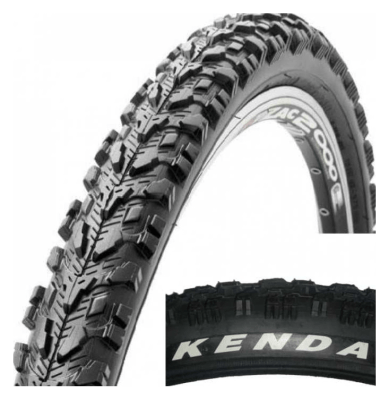 Покрышка 26" x 2.10 KENDA Koyote К901F черный 30TPI (с коричневыми пятнами)