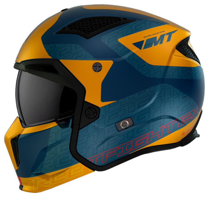 Мотошолом MT STREETFIGHTER SV S Totem C3 Matt Yellow ECE2206