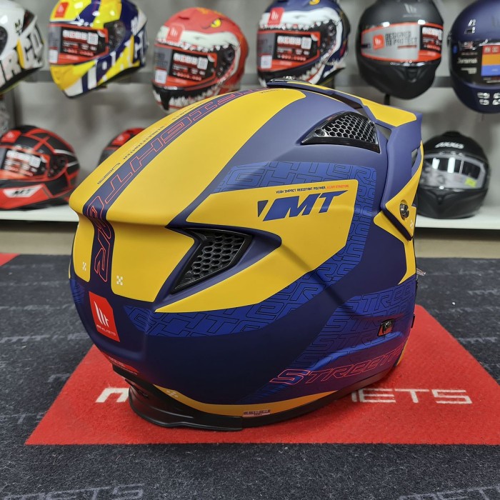Мотошолом MT STREETFIGHTER SV S Totem C3 Matt Yellow ECE2206
