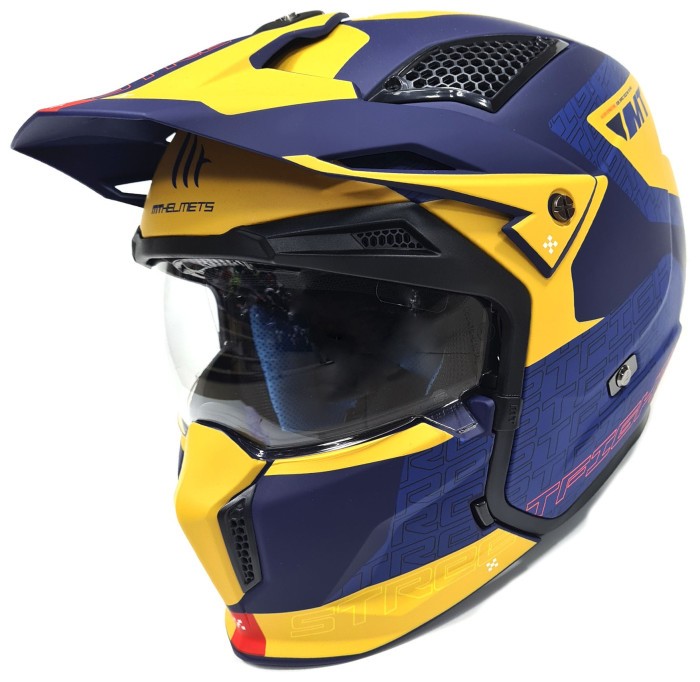 Мотошолом MT STREETFIGHTER SV S Totem C3 Matt Yellow ECE2206