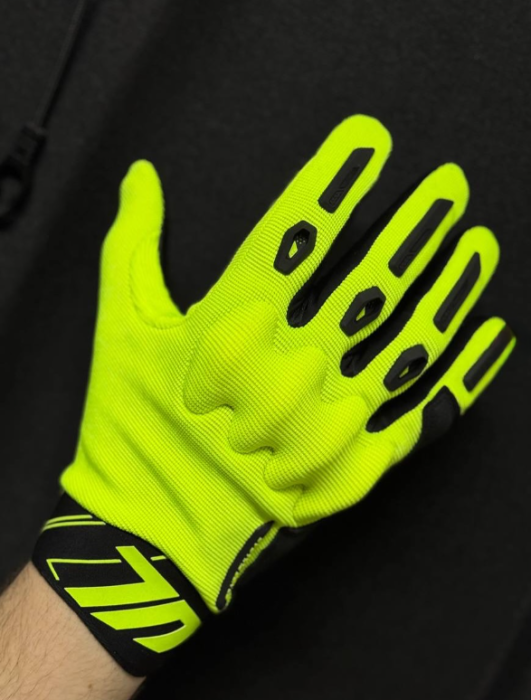 Моторукавички Seventy N66 FULLGAS Fluor Yellow