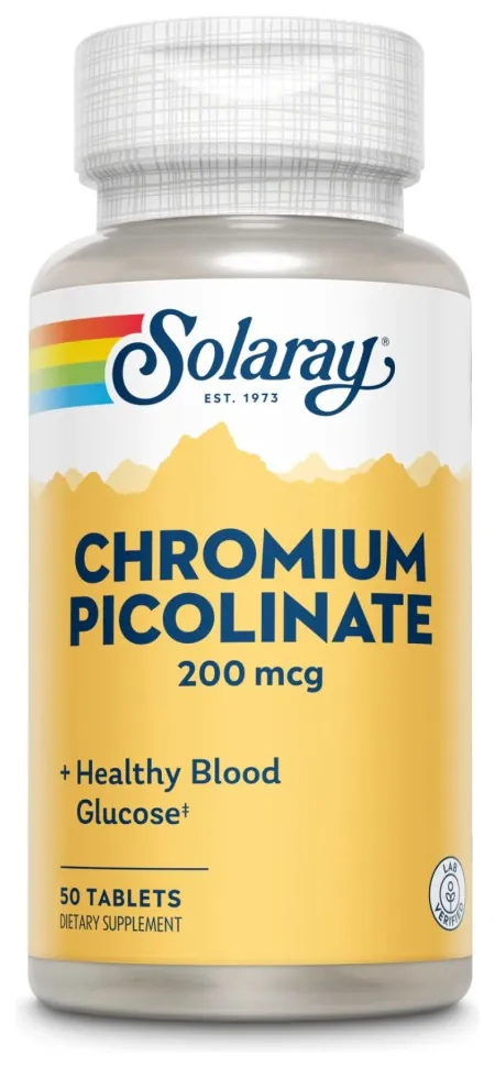 Chromium Picolinate 200mcg - 50 tabs