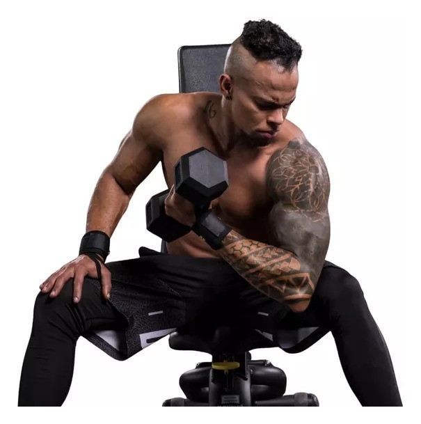 Гантель шестигранна inSPORTline Hexclusive 12,5 кг