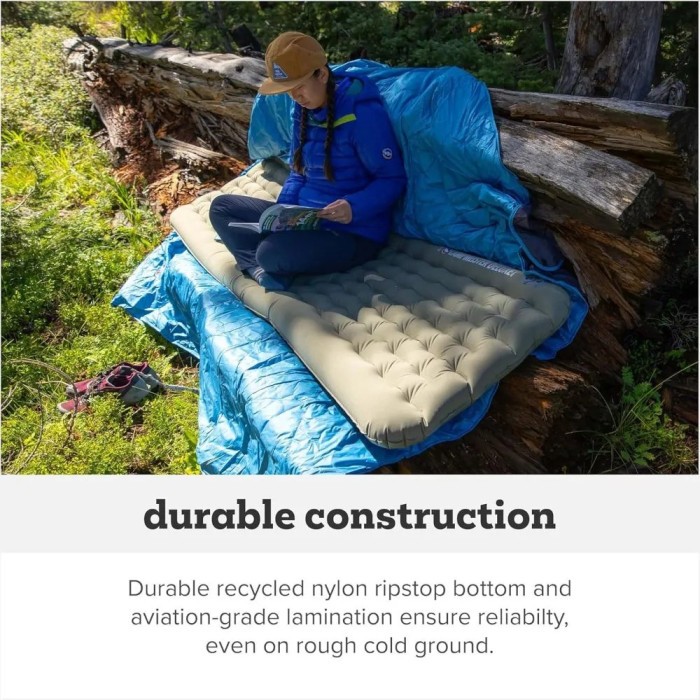 Килимок надувний Big Agnes Campmeister Deluxe Insulated 25x78 Wide Long