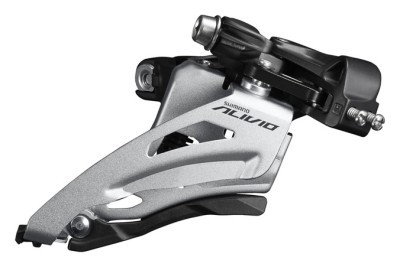 Переключатель перед. 36T под трубу 34,9мм (адаптер 31,8) SHIMANO Alivio FD-M4020-M-B