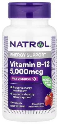 Vitamin B-12 5000mcg - 100 tabs