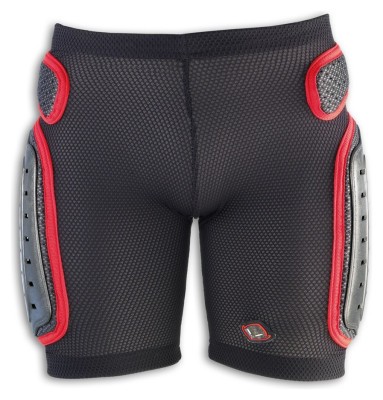 Шорты спортивные спортивные UFO PADDED PLASTIC XXL Black/red (PI09126)
