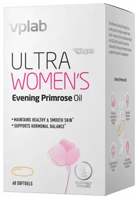 Ultra Women's Evening Primrose oil - 60 softgels (Пошкоджена банка)