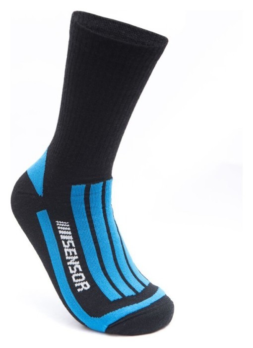 Шкарпетки Sensor Treking Merino black/blue 1065672, SU41TM-black-blue-3-5
