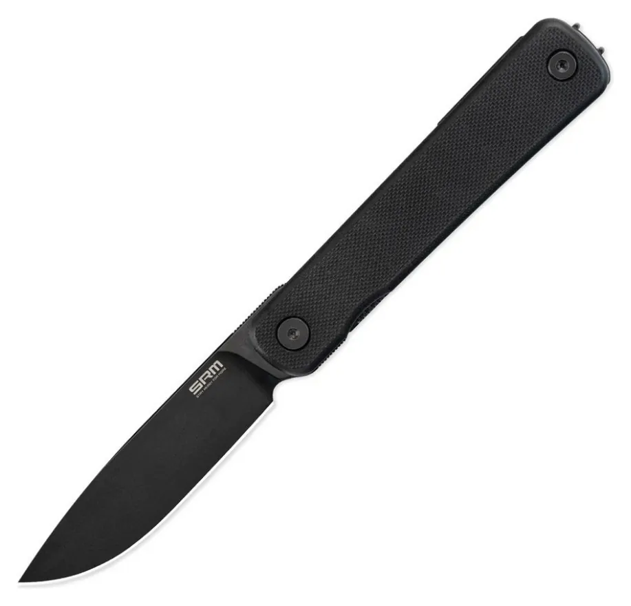 Ніж складаний туристичний SRM Palfrey 135L-GB (8.3 см) 14C28N / G10 чорний (FNR_135L-GB)