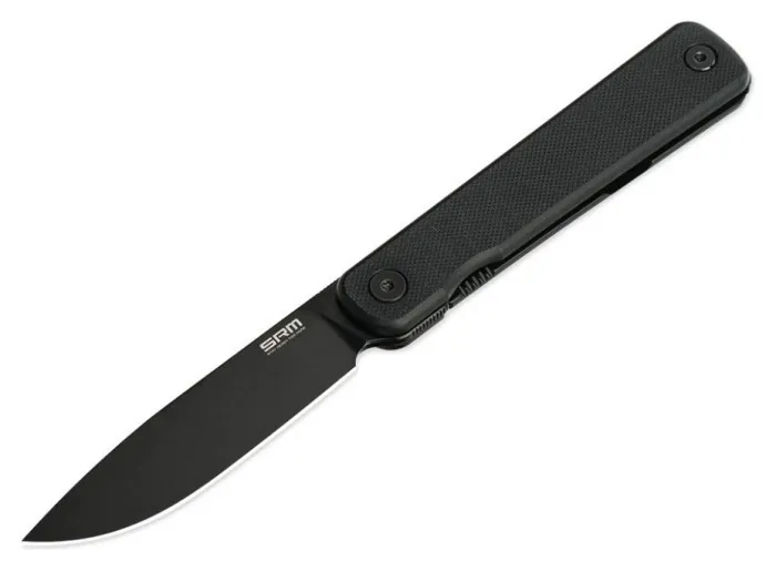Ніж складаний туристичний SRM Palfrey 135L-GB (8.3 см) 14C28N / G10 чорний