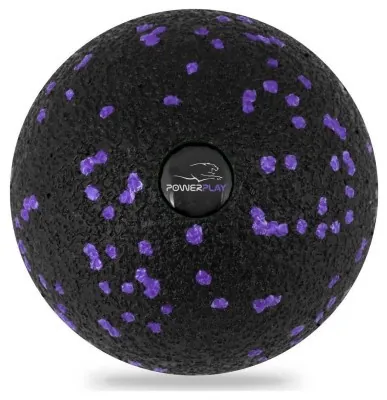 Массажный мяч PowerPlay PP-4350 Epp Massage Ball (d8) Черно/Фиолетовый
