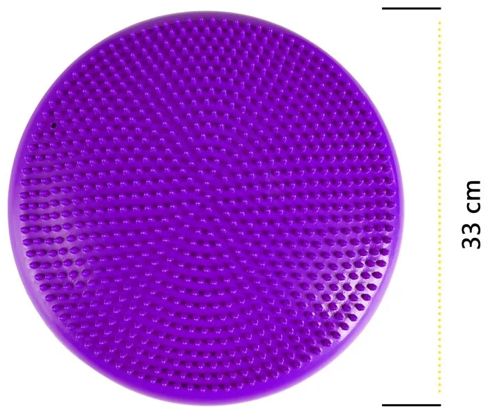 Балансировочная подушка-диск Cornix 33 см (сенсомоторная) массажная XR-0056 Violet