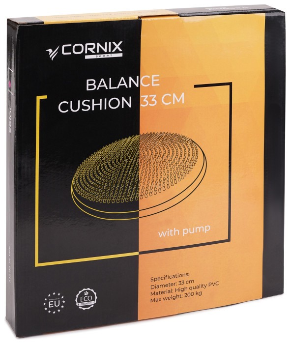 Балансировочная подушка-диск Cornix 33 см (сенсомоторная) массажная XR-0056 Violet