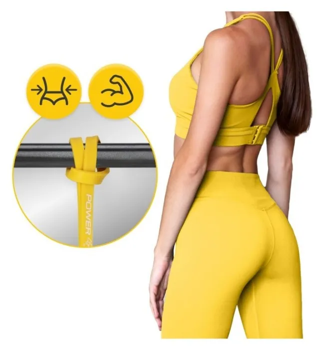 Эспандер-петля 4FIZJO Power Band 8 мм 2-5 кг резина для фитнеса и спорта Yellow (P-5907222931783)