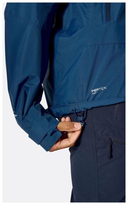 Мембранна куртка жіноча Rab Downpour Mountain Jacket Wmns, Bluebird