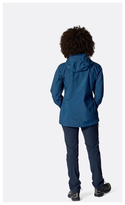 Мембранна куртка жіноча Rab Downpour Mountain Jacket Wmns, Bluebird