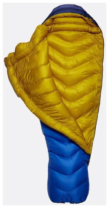 Спальний мішок Rab Neutrino 800 Regular, (-22°C), 185 см - Right Zip, Nightfall Blue