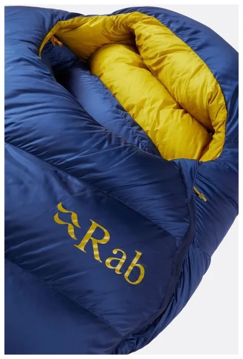 Спальний мішок Rab Neutrino 800 Regular, (-22°C), 185 см - Right Zip, Nightfall Blue