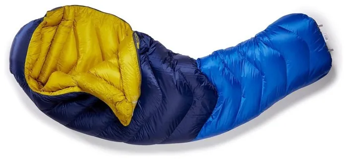 Спальний мішок Rab Neutrino 800 Regular, (-22°C), 185 см - Right Zip, Nightfall Blue