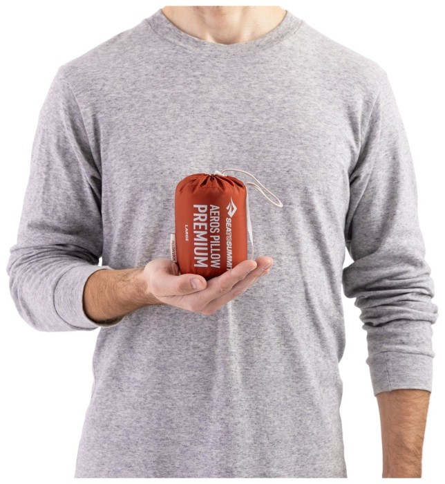 Подушка надувная Sea to Summit Aeros Premium Pillow, XL, 12x56x36см, Cabbage