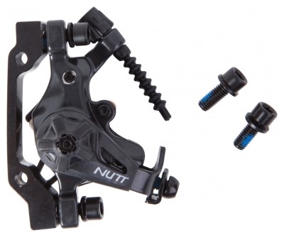 Тормоза диск. механ. NUTT S-5 двухпоршневые с пер. адаптером под 160мм